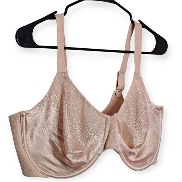 Wacoal Women's Plus Size Back Appeal Underwire Bra size 44DDD Praline - Picture 2 of 5